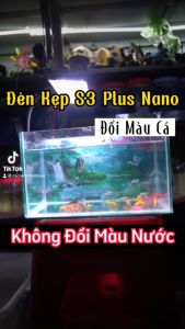 NEO-HELIOS FLAT S3 PLUS NANO RGB - Đèn Kẹp Mini RGB Đỏ Cá Không Đỏ Nước Cá Lóc Tép Thuỷ Sinh