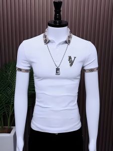 Áo Thun Polo Nam Tay Ngắn Mùa Hè Thời Trang Phong Cách Hàn Quốc Ôm Vừa Vặn Cổ Bẻ Thường Ngày Đa Năng Nam Trang Phục Hợp Thời Trang Đơn Giản