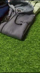 Jaket Hoodie Zipper Pria Cotton Fleece Premium