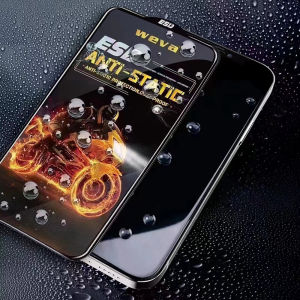 🔥New🔥Big Curve Glass ESD Anti-Static Edge To Edge Full Tempered Glass for iPhone 11/XR 15 Pro Max 12 13 14 Pro Max iPhone 6 6s Plus 7 Plus 8 Plus iPhone12/13 Mini SE 2020 XS Max 14 Plus Screen Protector