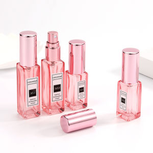 Pink Perfume glass spray bottle DIY portable sample bottles travel dispensing empty bottles