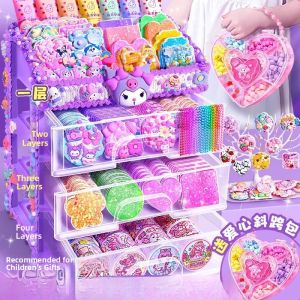 Luxury Edition Guka Set with Cream Glue Handmade Girls Cool Card Bone DIY Creative Sticker Childrens Toy Craft Kit