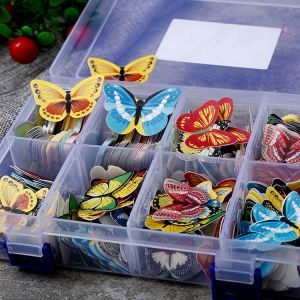 Mặt Nạ Bướm Bánh Sinh Nhật Bằng Giấy Nếp Mới Sáng Tạo Bánh Sushi Sashimi Tráng Miệng Nướng Trang Trí Thẻ Chèn Bánh Tráng