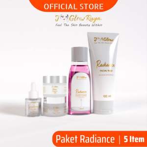 Jglow Skincare Paket Super Radiance Whitening | Paket Flek | Paket Acne Cream Skin glowing Perawatan Paket Kecantikan