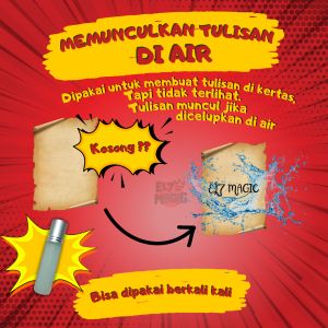 SULAP MEMUNCULKAN TULISAN DI AIR