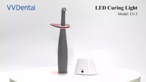 VVDental LED Curing Light Wireless 3 Second Resin Cure Lamp 2 Modes 420-480nm 2200mw/cm² Photopolymerize Dentistry Equipment
