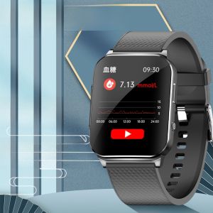 TAIHANGHUA | 24-Hour Monitoring Non-Invasive Smart Bracelet For Health Blood Sugar ECG Blood Pressure Oxygen Temperature Heart Rate Remote Alarm Watch
