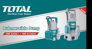 TOTAL TWP810001 1.4HP 1000W Submersible Sewage Water Pump 2"