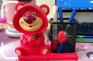 Ống cắm bút hộp đựng bút  kèm hình dễ thương ống cắm bút nhựa nhiều màu sắc - Happy Home 4U