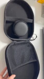 Earphone storage bag Hard Headphone Carrying Case Storage Bag Anti-pressure PU Earphone Case Headset Protective Shell Portable storage bag for outdoor convenience waterproof bag 24 Hours Shipping