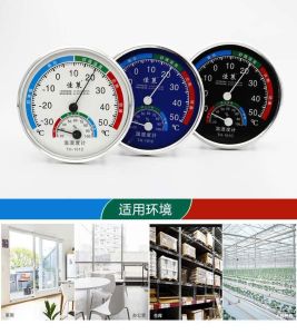 เครื่องวัดความชื้นและอุณหภูมิแบบดิจิตอลแบบตั้งโต๊ะ แบบติดผนัง แบบกลม สำหรับใช้ในบ้าน ทั้งในร่มและกลางแจ้ง สำหรับใช้ในอุตสาหกรรม