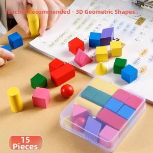 3D Geometric Shapes Educational Model 15 Pieces