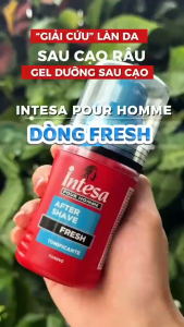 Sữa dưỡng da sau cạo râu nhập khẩu Ý Intesa tặng dao cạo DORCO RAPID2