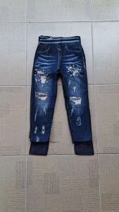 CLG Celana Legging Denim Anak Cewek Perempuan Kids 6-14 Tahun ACS