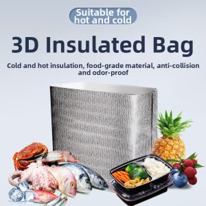 Aluminum Foil Insulation Bag Single Use For Food