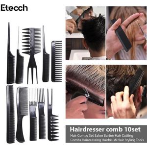 Sisir Rambut Salon Professional Hair Comb Kit 10 PCS