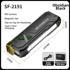 SKY FIRE | Rechargeable Super Bright Outdoor Magnetic Portable Multi-Function Flashlight