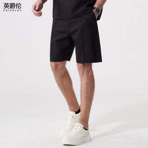 Enjeolon | Breathable Tencel Linen Leisure Shorts Five Points for Men