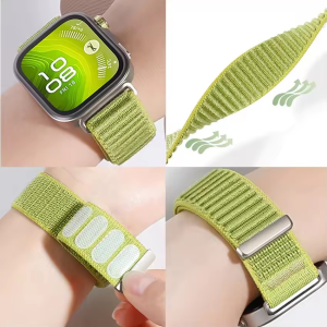 Dây đeo vòng nylon cho đồng hồ Huawei Watch Fit 4 Pro Dây đeo thoải mái thoáng khí bện cho phụ kiện dây đeo cổ tay Huawei Fit4 Fit3