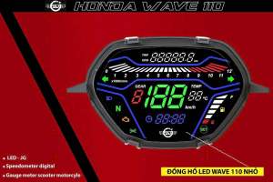 Đồng hồ điện tử wave nhỏ wave thái kiểu audi mới nhất