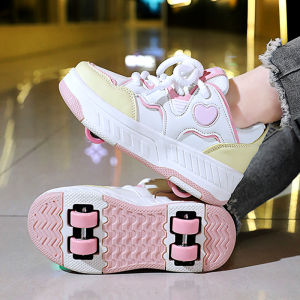 Girls Adjustable Inline Skates 4 Wheels