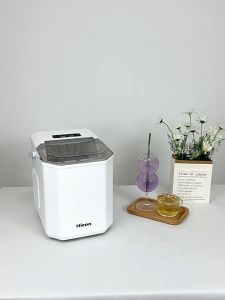 XIAOM1 制冰机 Ice Maker Machine Mesin Ais Batu Ice Cube Maker Making Ais Ice Making Machine Portable 制冰机 Pembuat ais batu