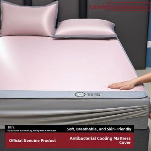 Fazeya Modern Chinese Style Ice Silk Cooling Mat Bed Canopy a Class Foldable Universal Bedding Accessories Neutral Detergent Wash