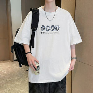 ZUOFEILI | Breathable Loose White Letter Tee For Youth