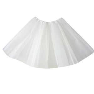 Multicolor Short transparent ballet Petticoat Tulle Skirts Womens Girls Elastic 3 Layers Kids Tutu Skirt Underskirt Rockabilly