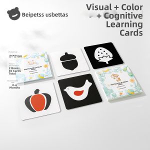 Usbettas | Newborn to 3 Months Visual Stimulation Early Education Cards