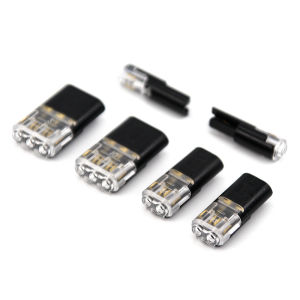 1 2 3 Pin Plug Docking T Type Electrical Connector LED Wire Cable Automotive No Break Lines Connector Strip Terminal Connection