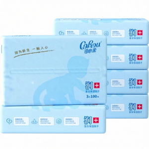 COROU | Moisturizing Baby Tissues 100 Sheets 6 Packs