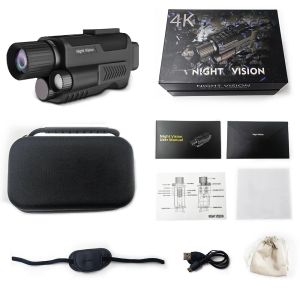 Ống Nhòm Đơn Thị Hồng Ngoại GOYOJO 4K UHD Với Zoom Kỹ Thuật Số 8X Tầm Nhìn 600m Chống Nước IP65 Dùng Cho Tìm Kiếm Ngoài Trời