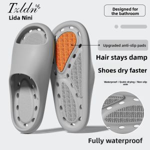 MONLEYTA | Non-Slip Bathroom Slippers Indoor Home Use EVA Couples Flip Flops Anti-Odor Men Women Shower Slippers Comfortable Slip-On Shoes