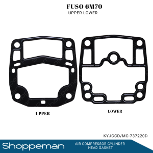 MITSUBISHI FUSO 6M70 UPPER LOWER AIR COMPRESSOR CYLINDER HEAD GASKET ME-737220D KYJGCD