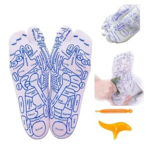 ST78FXHTC Massage Stick Reflexology Socks Relieve Tired Feet Foot Pain Relief Foot Pressure Point Socks Relaxation with Massage Tool Foot Massage Socks for Women Men
