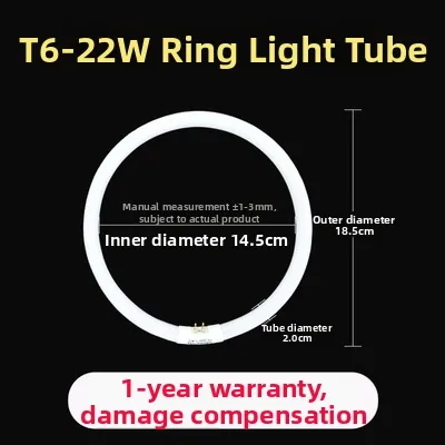 22W 32W 40W 55W Circular Fluorescent Tube Ring Ceiling Light Three Primary Color White Light Energy Saving Lamp for Home Decor