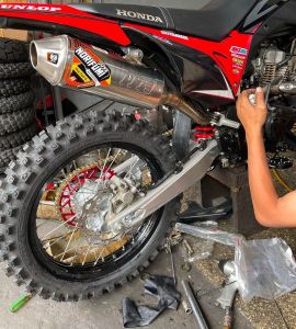 Knalpot Norifumi Rocket 4 Bore Up Kompetisi Available Crf 150 Klx 150 Dtracker 150 Wr155