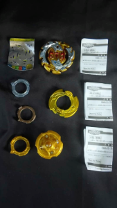 BEYBLADE BURST EMPEROR FORNEUS 0 YARD + GOLD SILVER BRONZE LEVEL CHIP (G4 Gold Ver.) TAKARA TOMY