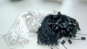 1000Pcs Tag Strings Nylon Price Label Card Hanging String Hang Tag Rope Loop for Clothes Price Tags