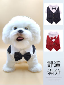 Wedding Photo Pet Dog Cat Shirt Suit Small Size Puppy Costume Casual Style Pet Clothing for Dogs And Cats to Wear on Special Occasions