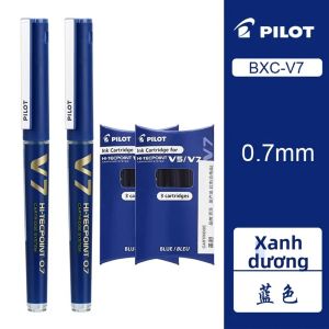 Pilot | Pilot HI-TECPOINT Bút Gel BXC-V5/V7 Nhật Bản 0.5mm/0.7mm Extra Fine Point Hộp Mực Lỏng Có Thể Thay Thế Văn Phòng Trường Học Bút