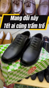 Giày Da Nam Đế Chắc Chắn– Giày Công Sở Da Nappa Êm Chân Bền Đẹp
