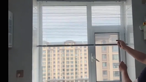 Aluminum Alloy Louver Curtains Household Non-Punching Bedroom Blackout Bathroom Lifting Roller Shutter Blinds