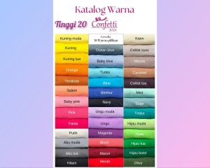 (Sprei Saja) Sprei Kaos Confetti Sprei Kaos Karet Keliling Sprei Anti Geser-Geser Sprei Lembut