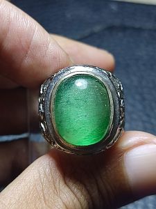 Batu cincin zamrud kalimantan asli