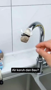 Aerator Sambungan Kran Air 360 Derajat Penyaring Batu Susun Filter 6 lapis Pembersih Air Wastafel-FR GALLERY