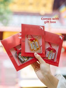 Chinese Style Lucky Charm Fragrance Bag Wealth Health Peaceful Mobile Phone Bag Car Hanging Accessory Traditional Amulet Pouch