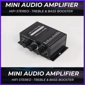 Amplifier Mini HiFi Stereo Treble Bass Booster Lepy Audio AK-270