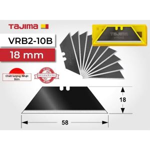 TAJIMA VRB2-10B Bộ 10 Lưỡi Dao Hình Thang Có Thể Thay Thế Cho 1101-0692 1102-0750 Bộ Phận Dụng Cụ Cầm Tay Dao Tiện Ích